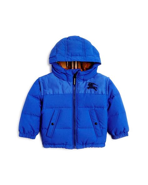 Burberry Boys' Mini Ezra Hooded Down Puffer Coat 